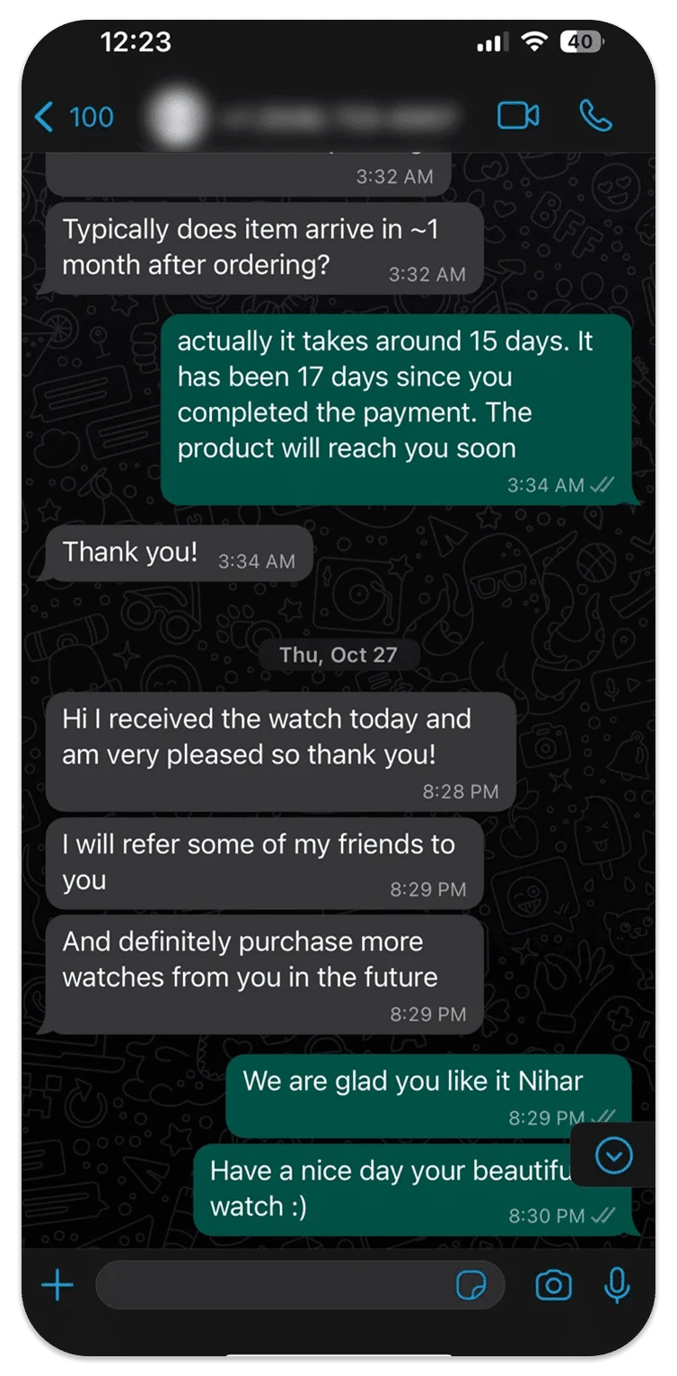 WhatsApp review 1